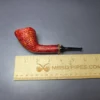 Bonsai Pipes Sandblasted Zulu Dublin w/ Zebrawood Handmade Briar Pipe, New - Image 9