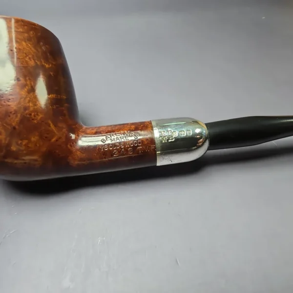 Barling's Make 1953 YOW 249 EXEL Smooth Army Mount Billiard Estate Briar Pipe, English Estates - Image 9