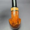 Peter Heding Gold Grade Smooth Lion w/ Spalted Maple Estate Briar Pipe, Unsmoked - Image 9