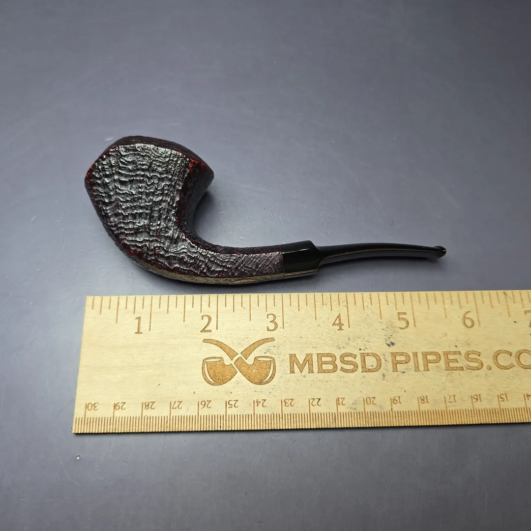 Bjorn Bengtsson 1988 Sandblasted Horn Estate Briar Pipe, Swedish Estates - Image 9