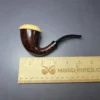 HS Studio Smooth Calabash w/Boxwood Estate Briar Pipe, Unsmoked - Image 9