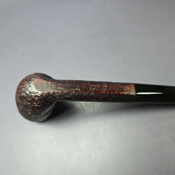 Dunhill 1960 Shell Briar 137 Sandblasted Dublin Estate Briar Pipe, English Estates - Image 9