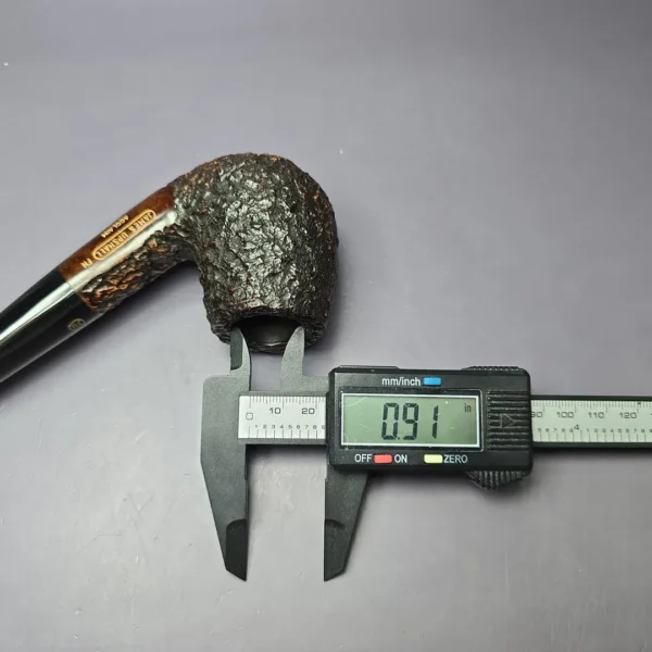 James Upshall Empire Acclaim Magnum Rusticated "LC" Estate Briar Pipe, Unsmoked - Image 9