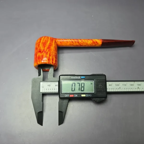 Eclesias Pipes Smooth Featherweight Canadian Estate Briar Pipe, Unsmoked - Image 9