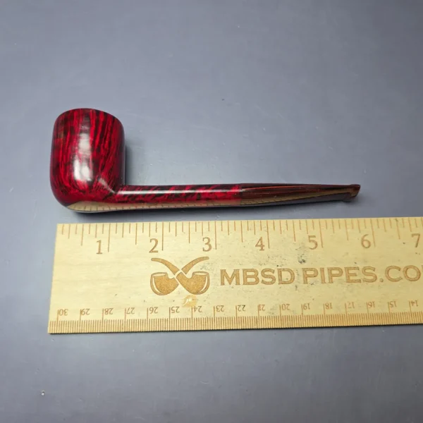 Eclesias Pipes Smooth High Contrast Canadian Handmade Briar Pipe, New - Image 9