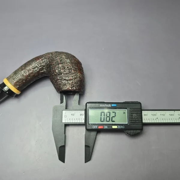 Jared Coles 2023 Sandblasted Brandy w/ Boxwood Estate Briar Pipe, American Estates - Image 9