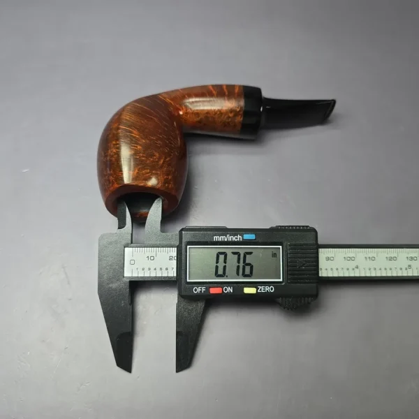 Ian Barnes Smooth Cobra Estate Briar Pipe, Unsmoked - Image 9
