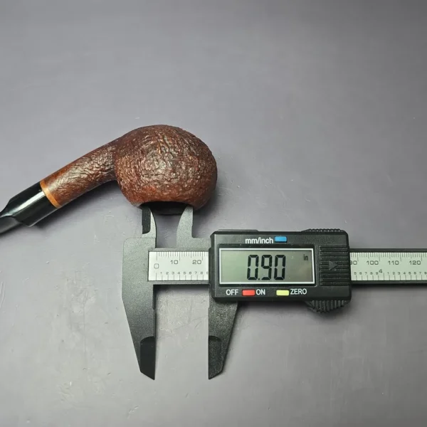Medici (Todd Johnson & Adam Davidson) Sandblasted Tomato Estate Briar Pipe, American Estates - Image 9