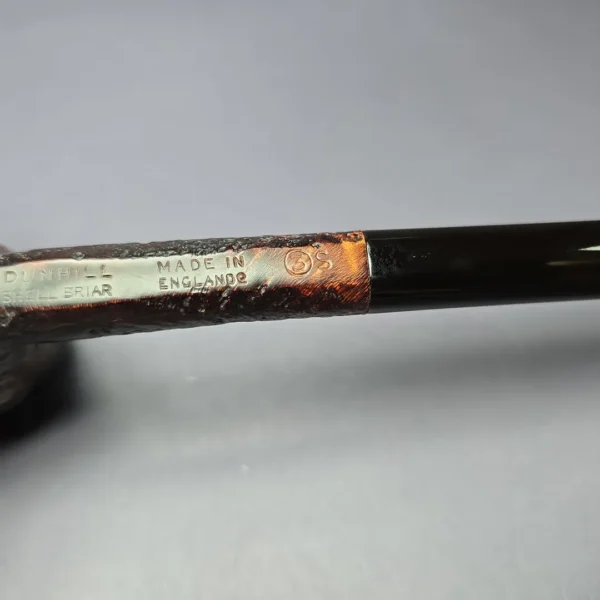 Dunhill 1960 Shell Briar 331 Sandblasted Billiard Estate Briar Pipe, English Estates - Image 9