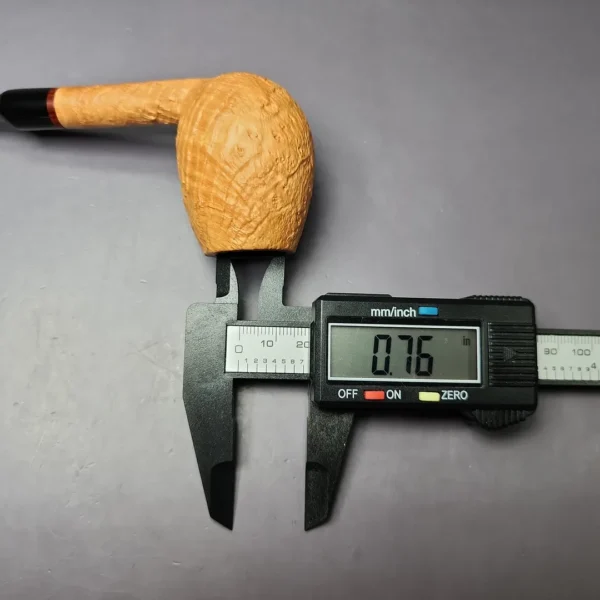 Proxima by Piero Vitale Natural Sandblasted Egg Briar Pipe, New - Image 10