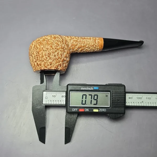 Jacono 2015 Knight E Rusticated Squat Apple Estate Briar Pipe, Italian Estates - Image 10