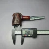 Ascorti New Dear Wax Drip Carved Poker Estate Briar Pipe, Unsmoked - Image 10