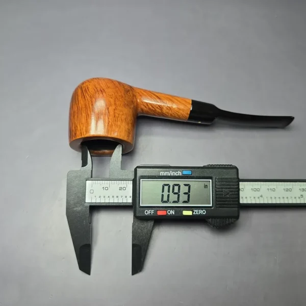Savinelli Punto Oro Super 121 KS Smooth Pot Estate Briar Pipe, Italian Estates - Image 10
