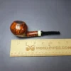 Bonsai Pipes Smooth Squat Apple w/ Ivorite Handmade Briar Pipe, New - Image 10