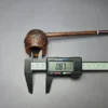 Scottie Piersel XL Sandblasted Pencil Shank Rhodesian w/ Juma Estate Briar Pipe, Unsmoked - Image 10