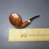 Peter Heding Gold Grade Smooth Lion w/ Spalted Maple Estate Briar Pipe, Unsmoked - Image 10