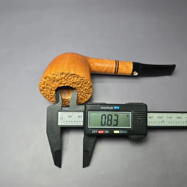 Cavicchi CCCCC Grade Smooth Dublin w/ Briar Accent Estate Briar Pipe, Unsmoked - Image 10