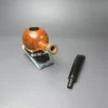 Rolando Negoita XL Smooth Ball w/ Silver Estate Briar Pipe, American Estates - Image 10