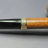 James Upshall 1986 Grade B Billiard w/ 9k Gold Estate Briar Pipe, English Estates - Image 10