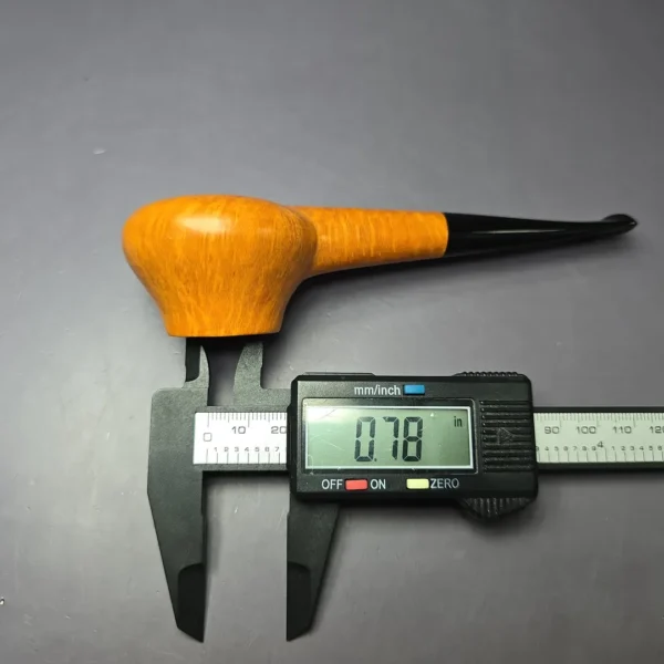 Le Nuvole 4 Cloud Smooth Squat Pot Estate Briar Pipe, Unsmoked - Image 10