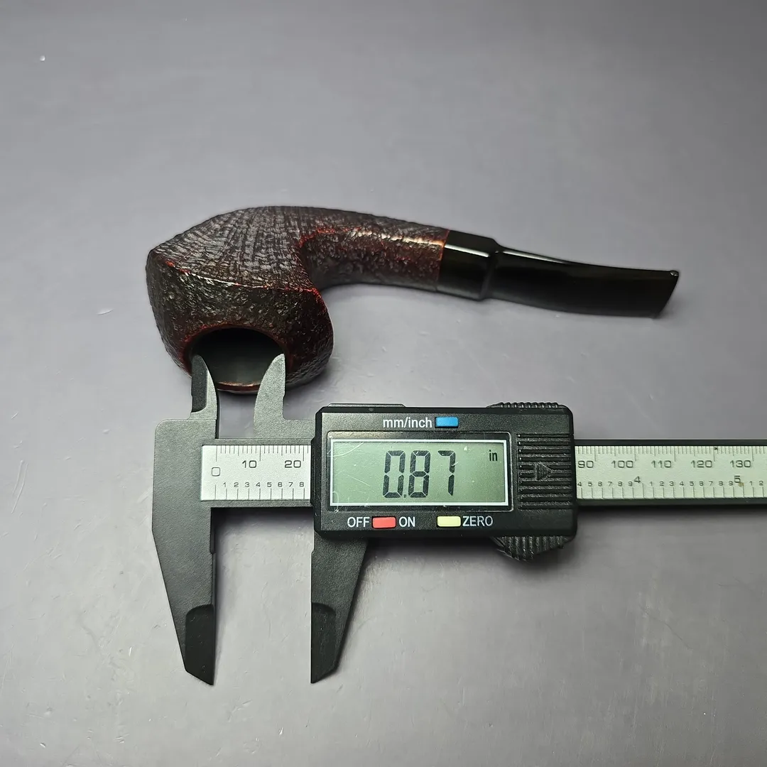 Bjorn Bengtsson 1988 Sandblasted Horn Estate Briar Pipe, Swedish Estates - Image 10