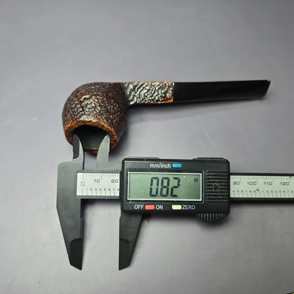 Dunhill 1992 Shell Briar 4104 Sandblasted Bulldog Estate Briar Pipe, English Estates - Image 10