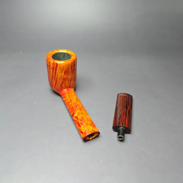 Eclesias Pipes Smooth Featherweight Canadian Estate Briar Pipe, Unsmoked - Image 10