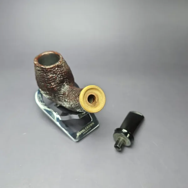 Jared Coles 2023 Sandblasted Brandy w/ Boxwood Estate Briar Pipe, American Estates - Image 10