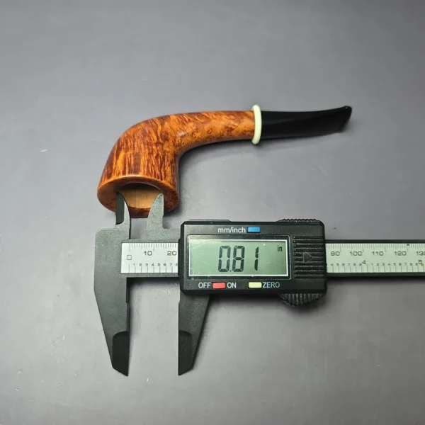 Soren Eric Andersen Smooth Horn w/ Mammoth Estate Briar Pipe, Unsmoked - Image 10