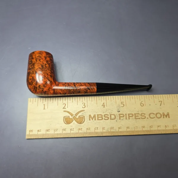 Walt Cannoy 10th Anniversary Cardinal House Langford Smooth Billiard Handmade Briar Pipe, New - Image 10