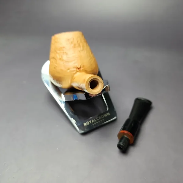 Proxima by Piero Vitale Natural Sandblasted Brandy Briar Pipe, New - Image 11