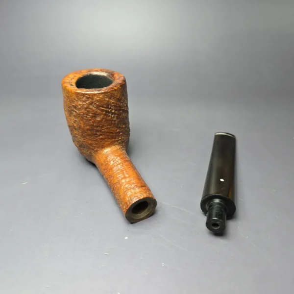 Dunhill 1960 Tanshell ODA 835 Sandblasted Billiard Estate Briar Pipe, English Estates - Image 11