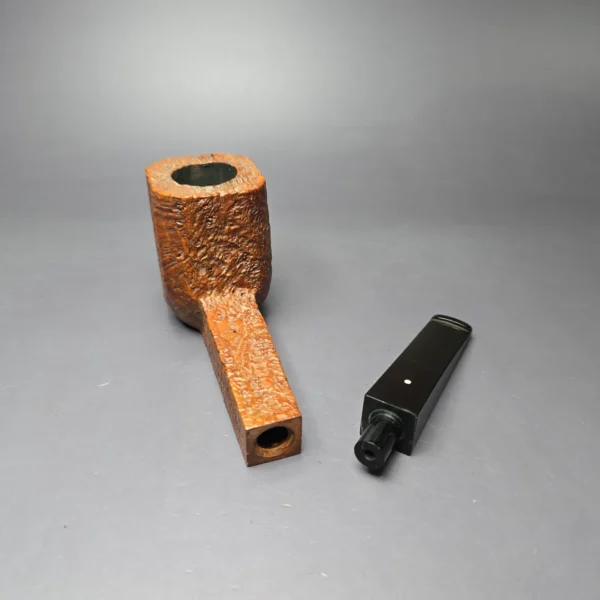 Dunhill 1961 Tanshell ODA 836 Sandblasted Panel Estate Briar Pipe, English Estates - Image 11