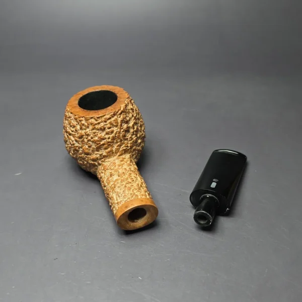 Jacono 2015 Knight E Rusticated Squat Apple Estate Briar Pipe, Italian Estates - Image 11