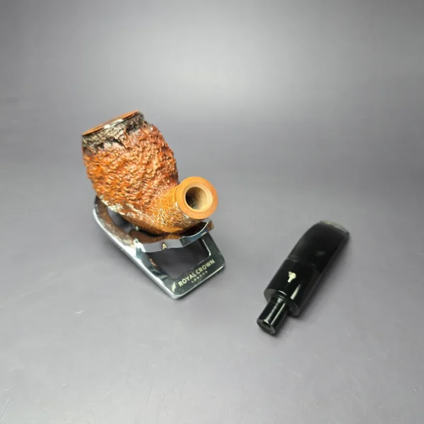 Mastro Geppetto XL Rusticated Cavalier Estate Briar Pipe, Italian Estates - Image 11