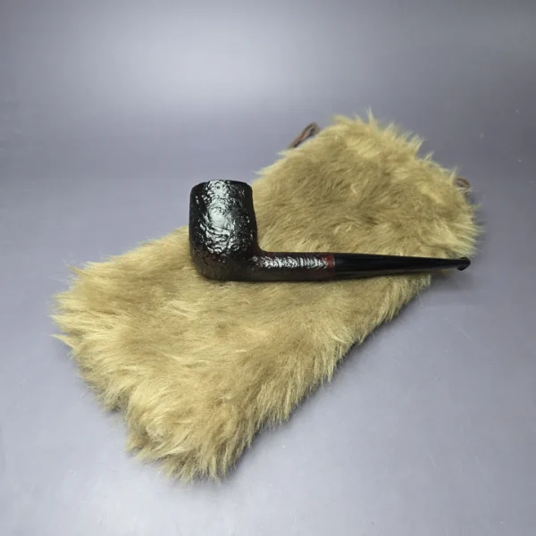 BST (Todd Bannard) Sandblasted Billiard Estate Briar Pipe, Unsmoked - Image 11