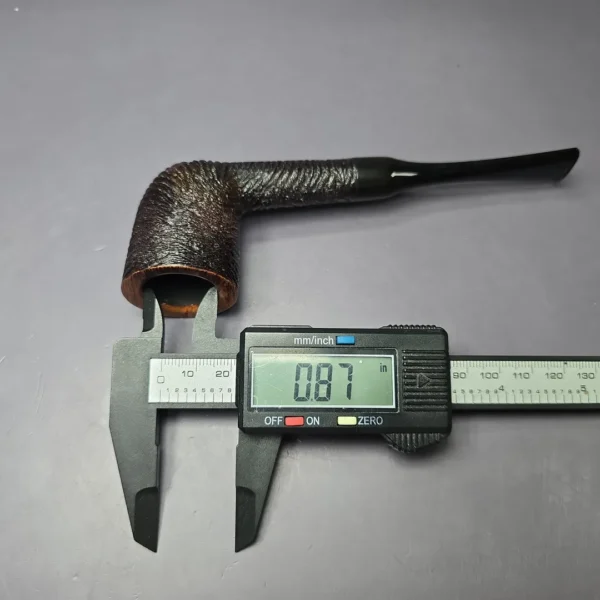 Sasieni Patent Fantail 71 Rusticated Billiard Estate Briar Pipe, English Estates - Image 11