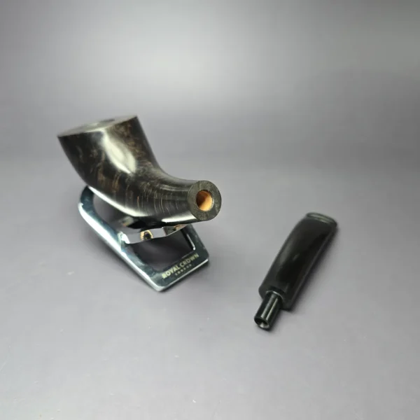 Eldritch Pipes XL Smooth Viking Horn Estate Briar Pipe, Unsmoked - Image 11