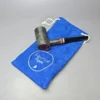 Herriot Pipes Sandblasted Poker w/ Fordite Handmade Briar Pipe, New - Image 11