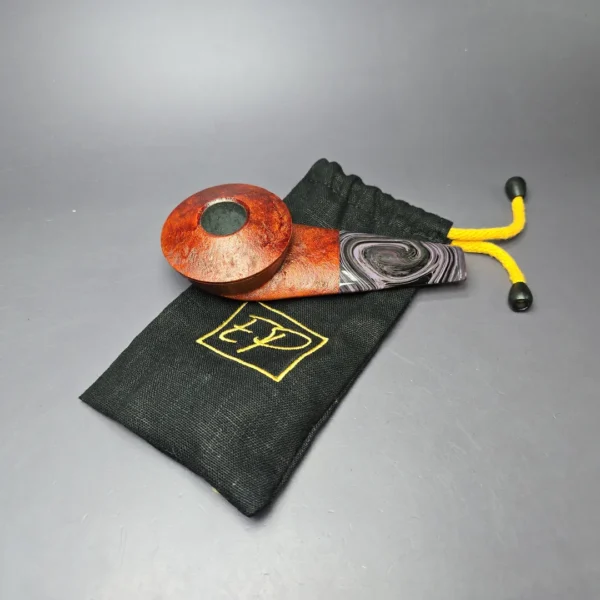 Eclesias Pipes Sandblasted Eskimo Handmade Briar Pipe, New - Image 11