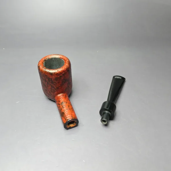 Eclesias Pipes Contrast Sandblasted Billiard Handmade Briar Pipe, New - Image 11