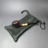Adam Remington Sandblasted Dublin w/ Horn Estate Briar Pipe, Unsmoked - Image 11