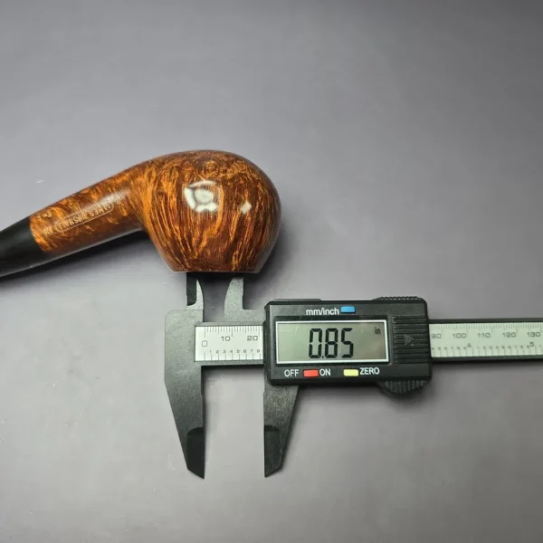 James Upshall P Grade ExL Smooth Author Estate Briar Pipe, Unsmoked - Image 11