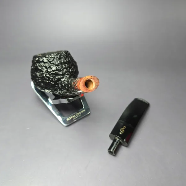 Don Carlos 1 Note Large Rusticated Tomato Estate Briar Pipe, Italian Estates - Image 11