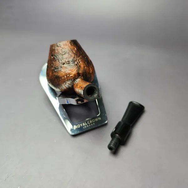 Proxima by Piero Vitale Contrast Sandblasted Brandy Briar Pipe, New - Image 11