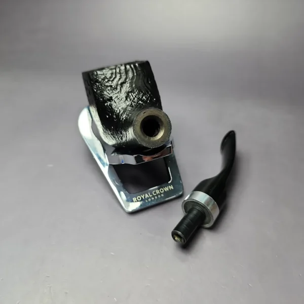 Morgan BlackJack 31 Sandblasted Panel Horn Briar Pipe, New - Image 11