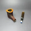 Brebbia MPB Naif 7013 Rusticated Dublin Estate Briar Pipe, Italian Estates, 9mm - Image 12