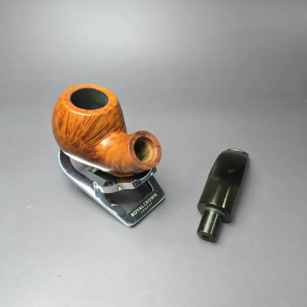 Peterson K Briar 02S Partially Rusticated Apple Estate Briar Pipe, Irish Estates - Image 12