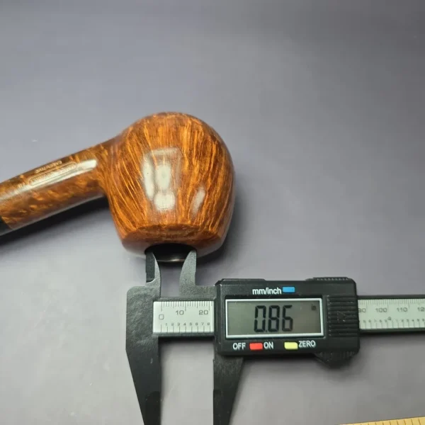 James Upshall Empire Executive Smooth Magnum Apple Estate Briar Pipe, Unsmoked - Image 12