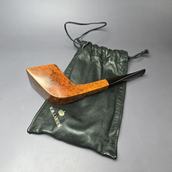 WO Larsen (Sven Knudsen Design) Super 115 Panel Horn Estate Briar Pipe, Danish Estates - Image 12